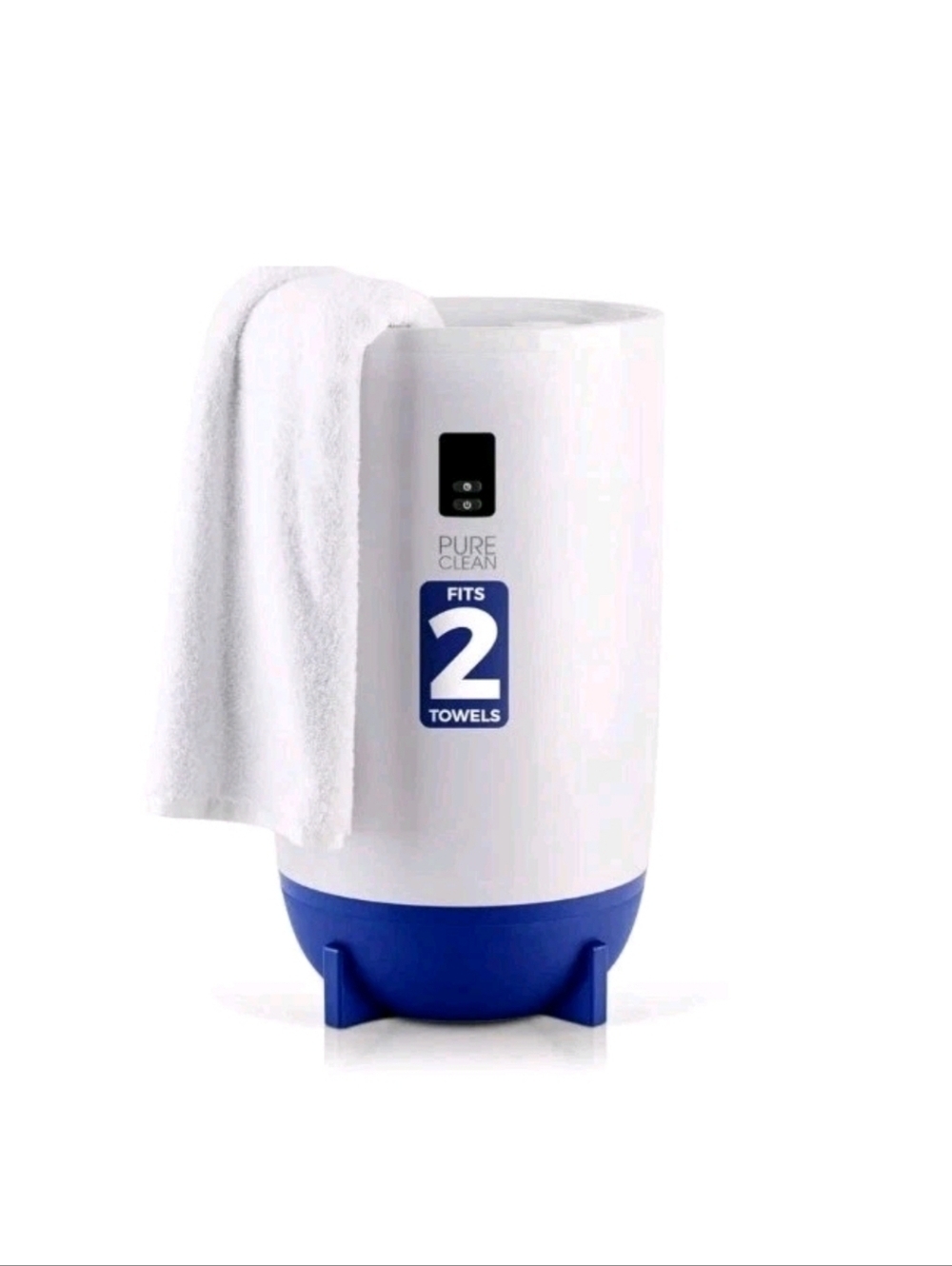 White and Blue Towel Warmer- Fits 2 Towels